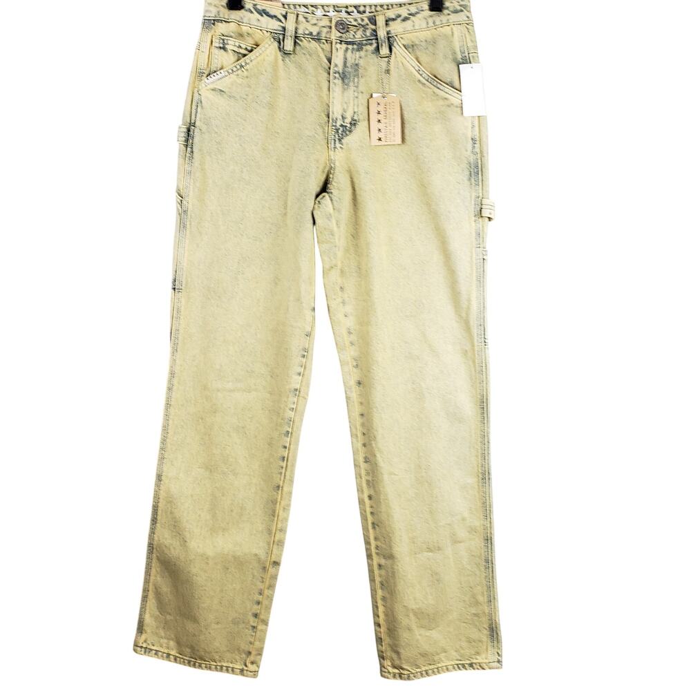 FiveStar General Size 27 High Rise California Carpenter Jeans Dirty‎ Wash Denim
